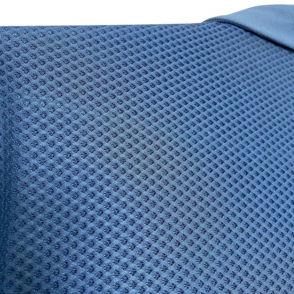 AG Adriano Goldschmied Polo Shirt Mens M Blue Short Sleeve Mesh Golf Green Label - Picture 7 of 9